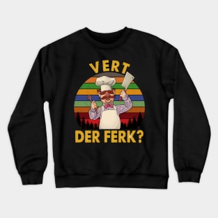 Vert chef fun Crewneck Sweatshirt